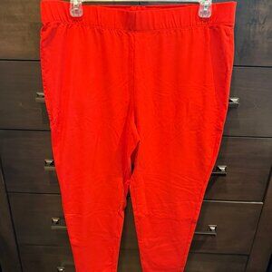 Slimming Options Leggings 2X - 3 pairs (red, pink, yellow)